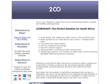 Tablet Screenshot of 2checkout.co.za